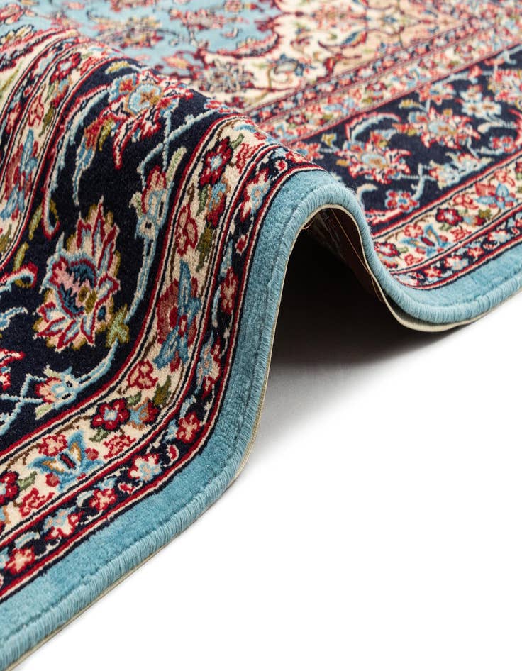 Detail image of  6' 6 x 6' 8 Ghom Wool Square Rug