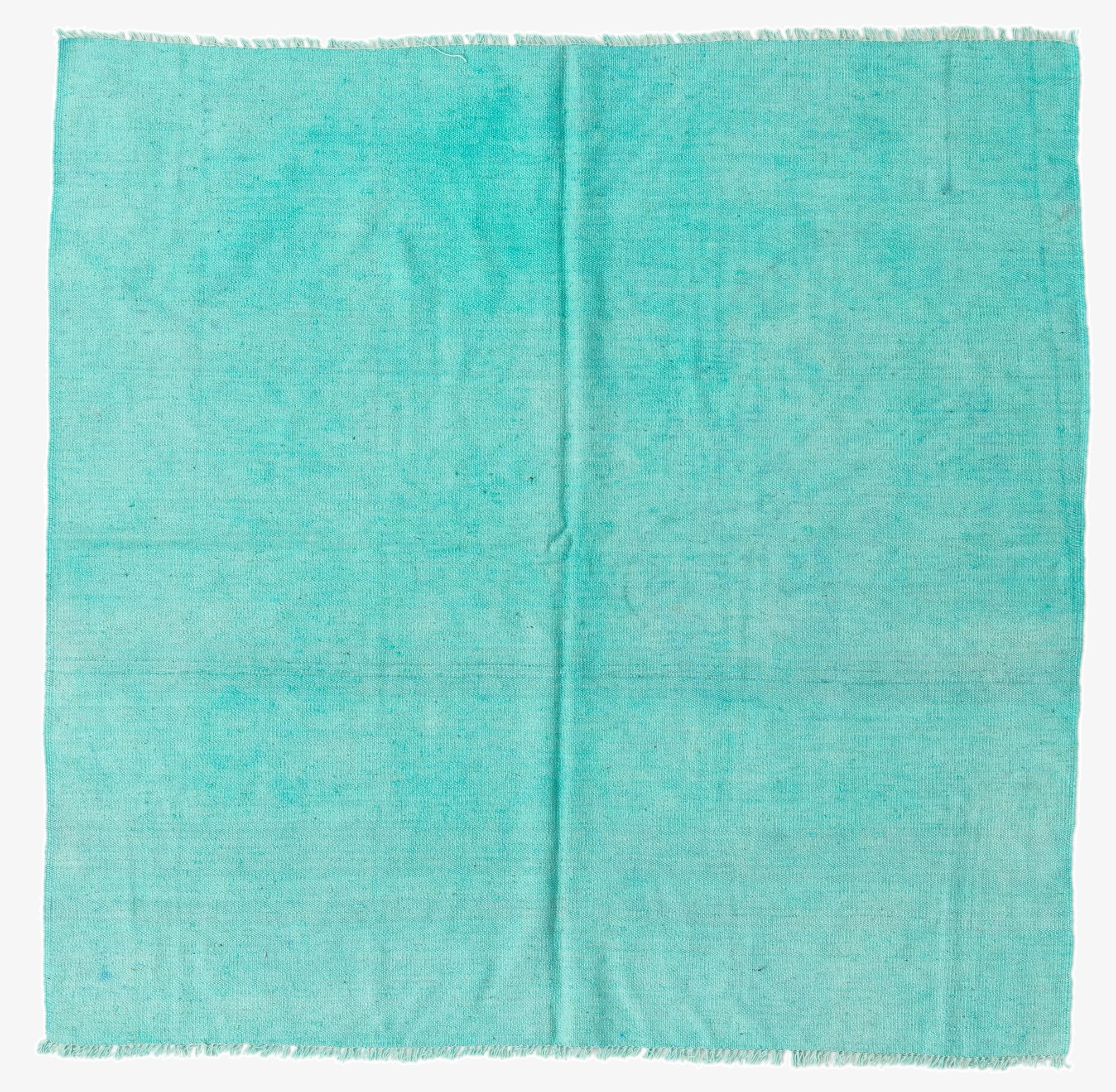  5' 6 x 5' 6  Hand Woven Kilim Modern Wool Square Rug