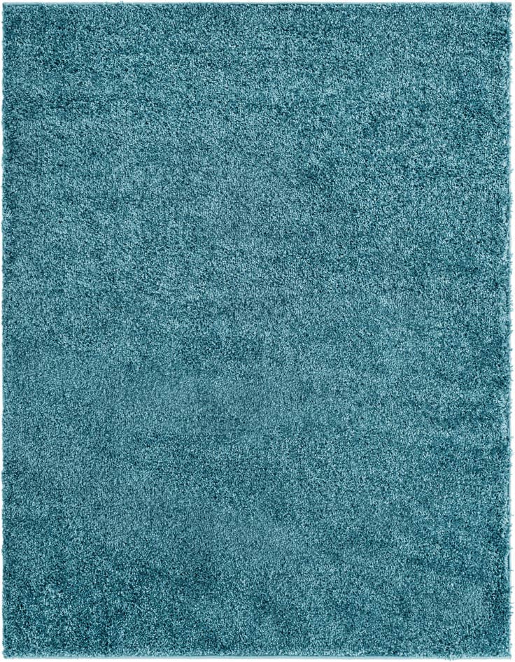 Detail image of  5' x 5' Soft Solid Shag Square Rug