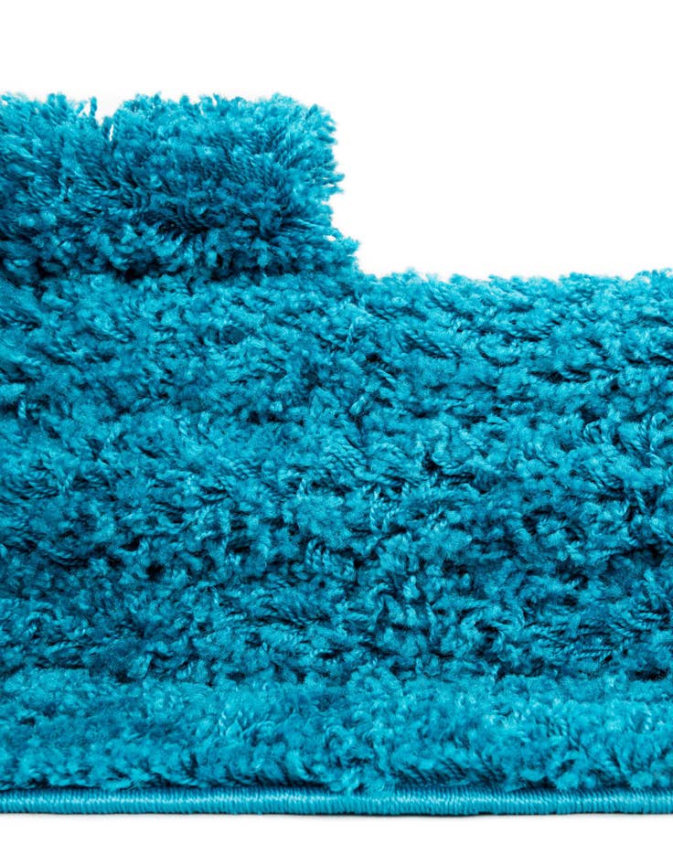 Detail image of  7' 10 x 7' 10 Solid Shag Square Rug