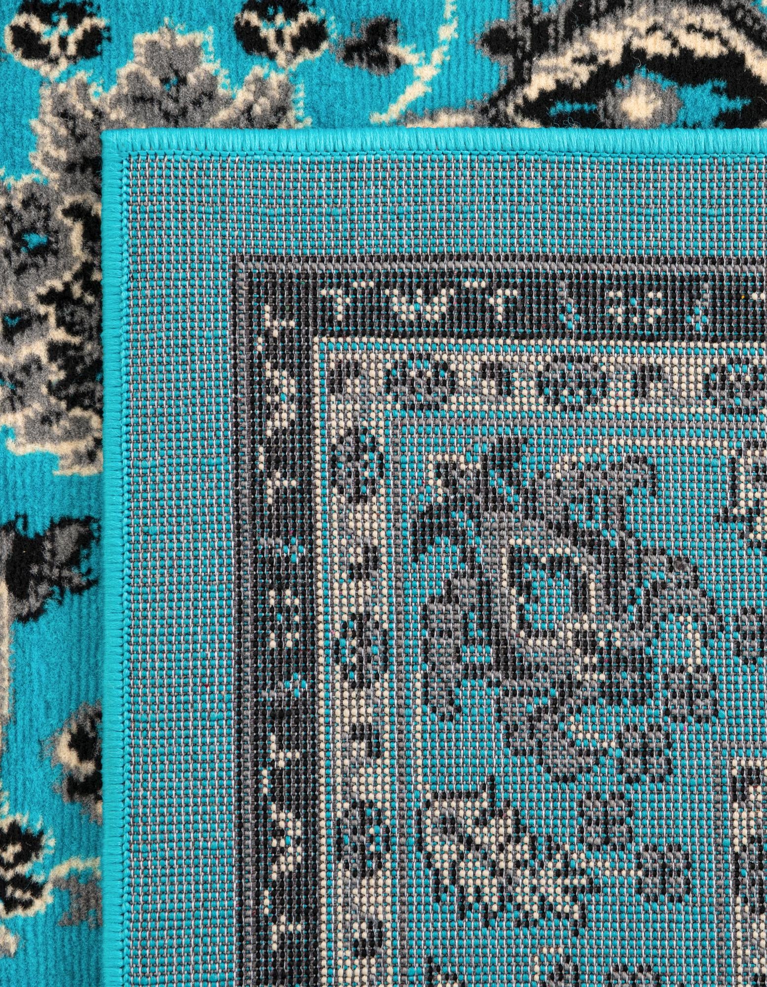 Turquoise 8' x 8' Yasmin Square Rug | Rugs.com