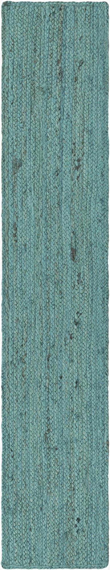  1' 2 x 6' 1  Hand Braided Jute Table Runner Rug