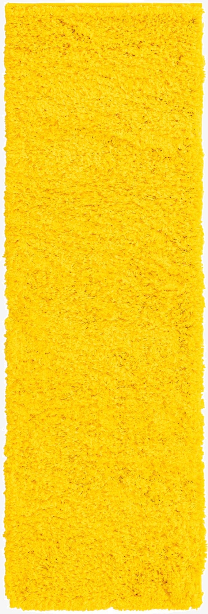  2' x 6' 5 Solid Shag Runner Rug