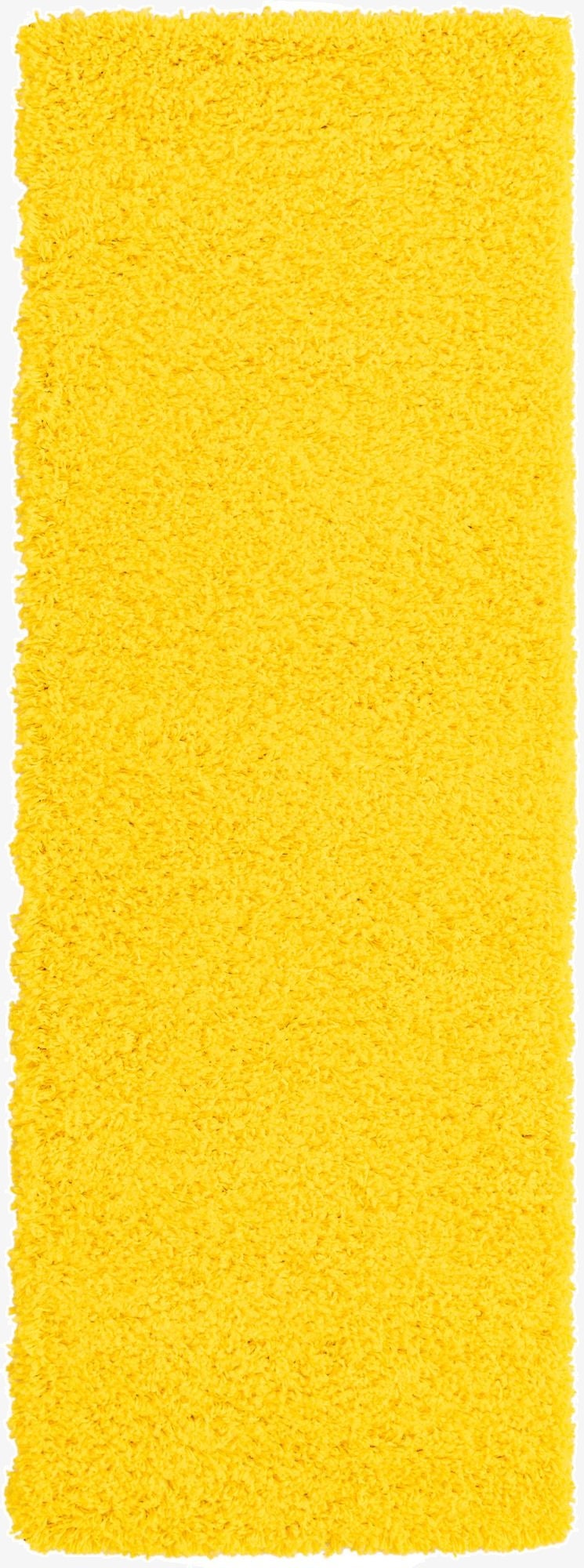  2' x 6' Solid Shag Runner Rug