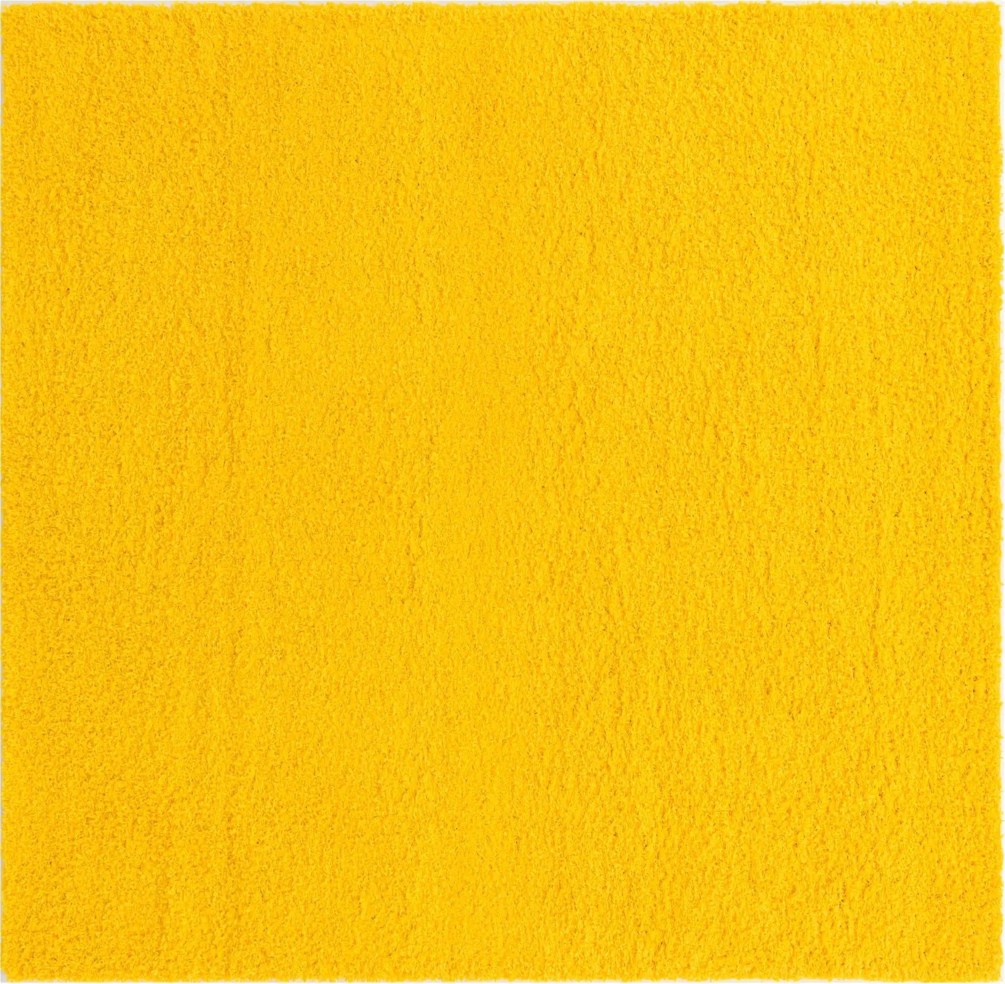  7' 10 x 7' 10 Solid Shag Square Rug