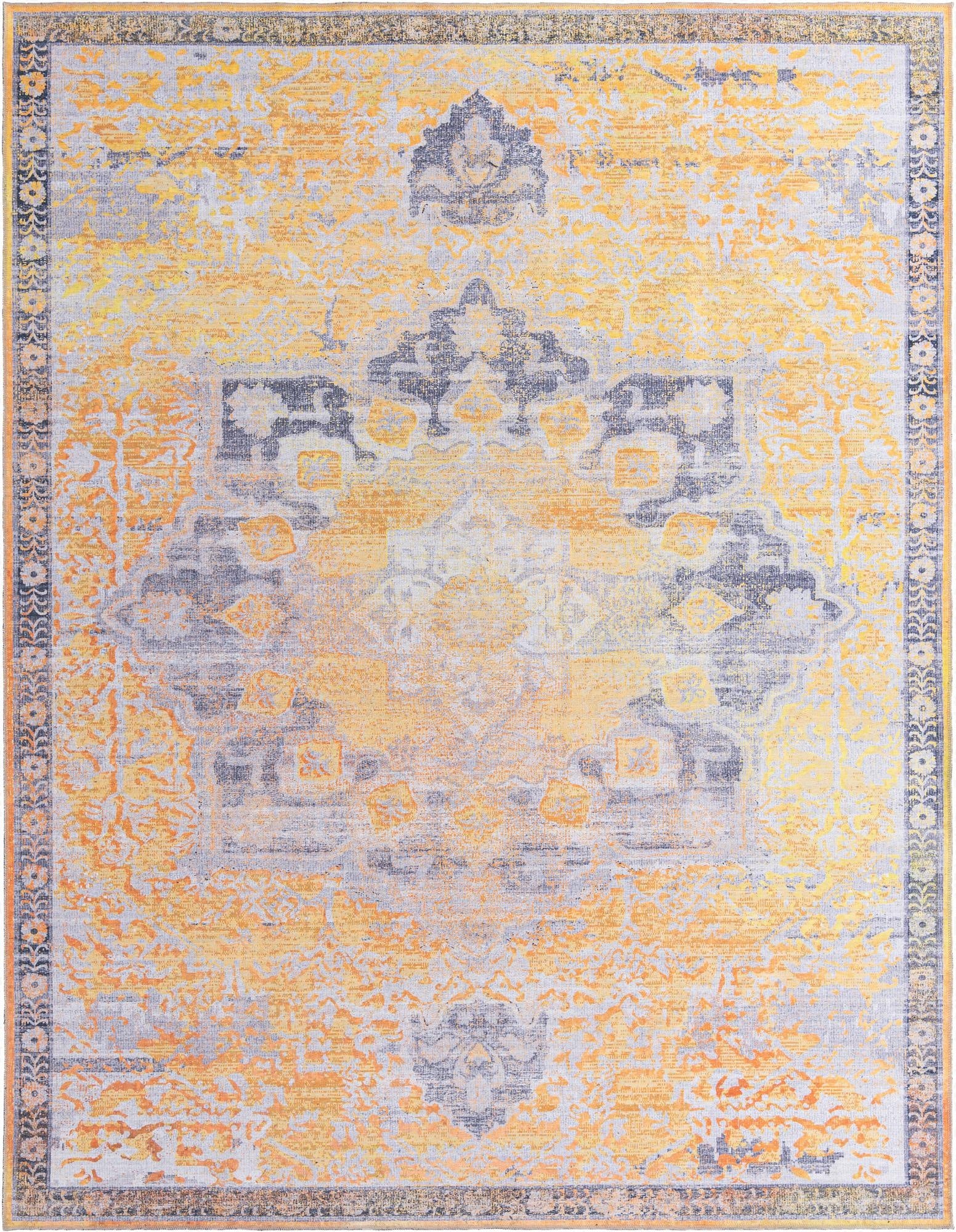  10' 6 x 13'  Washable Francesca Rug