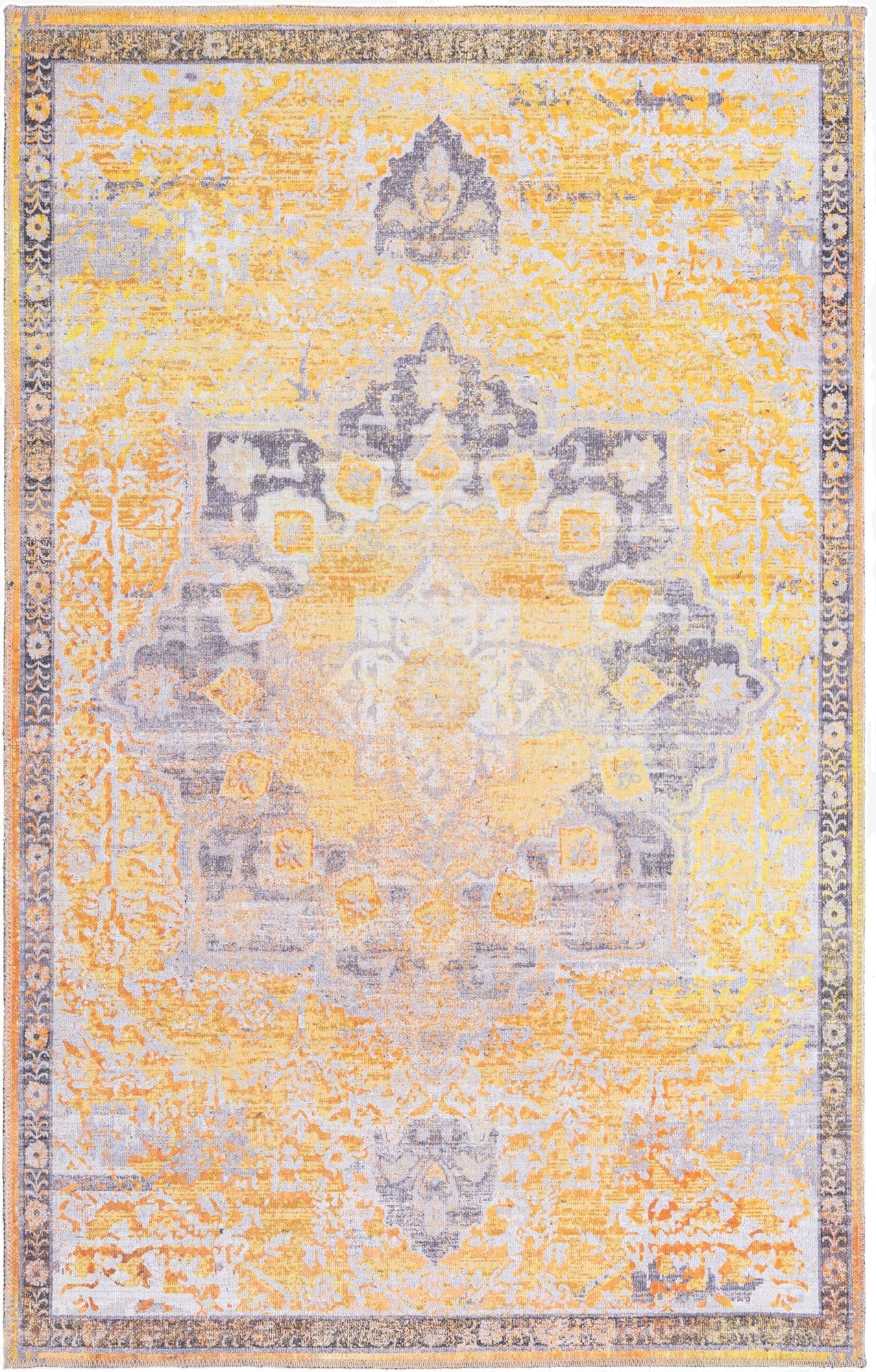  4' x 6'  Washable Francesca Rug