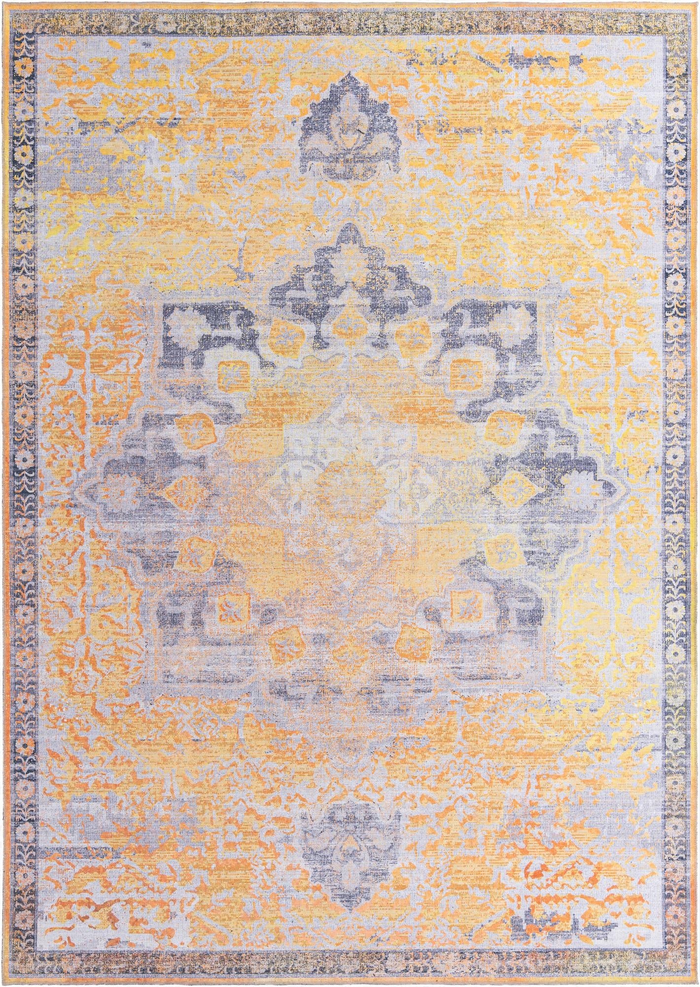  7' 3 x 10'  Washable Francesca Rug
