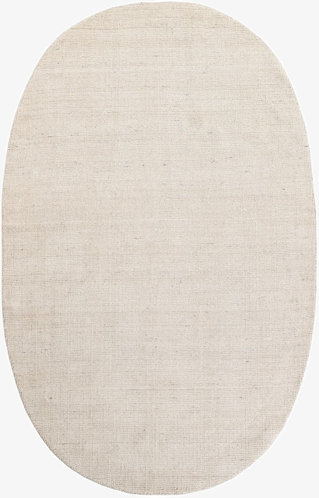  5' 1 x 8'  Hand Woven Jill Zarin English Manor Wool Oval Rug