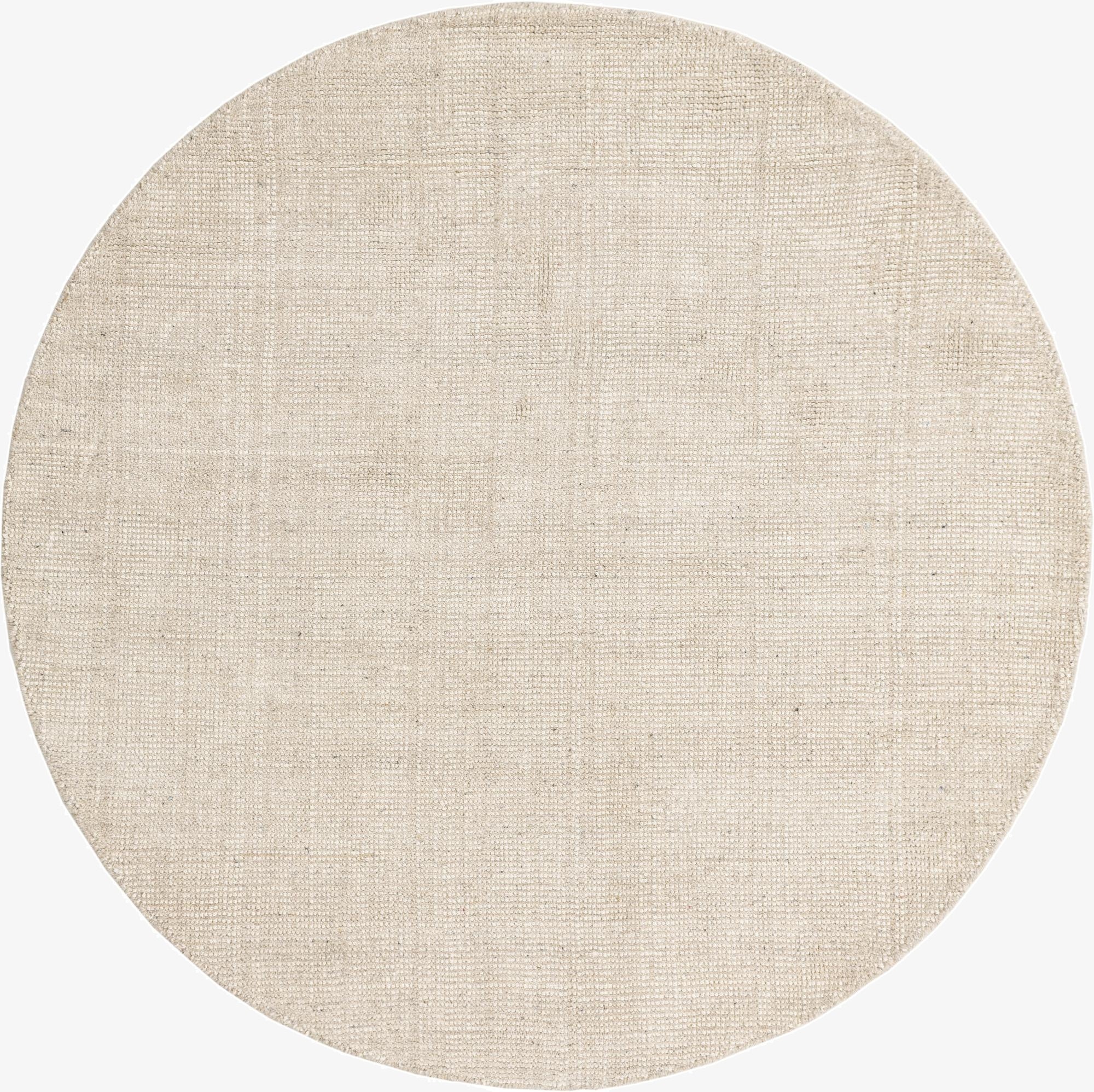  5' 3 x 5' 3  Hand Woven Jill Zarin English Manor Farmhouse Wool Round Rug