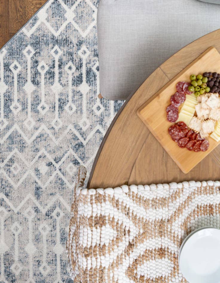 Detail image of 7' x 7' Bohemian Trellis Octagon Rug