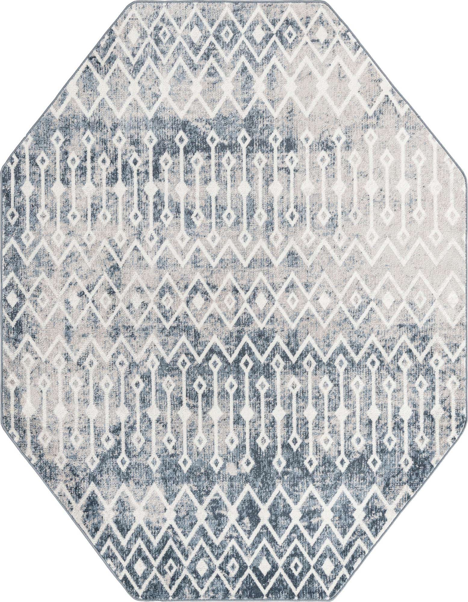 Primary image  7' x 7' Bohemian Trellis Octagon Rug