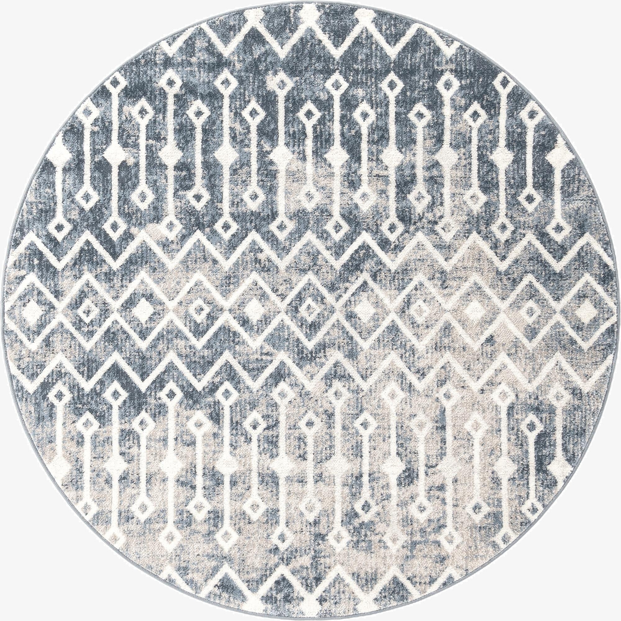  5' 3 x 5' 3 Bohemian Trellis Round Rug