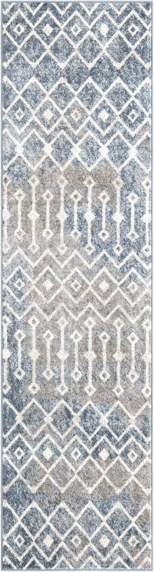  2' 7 x 10' Bohemian Trellis Runner Rug