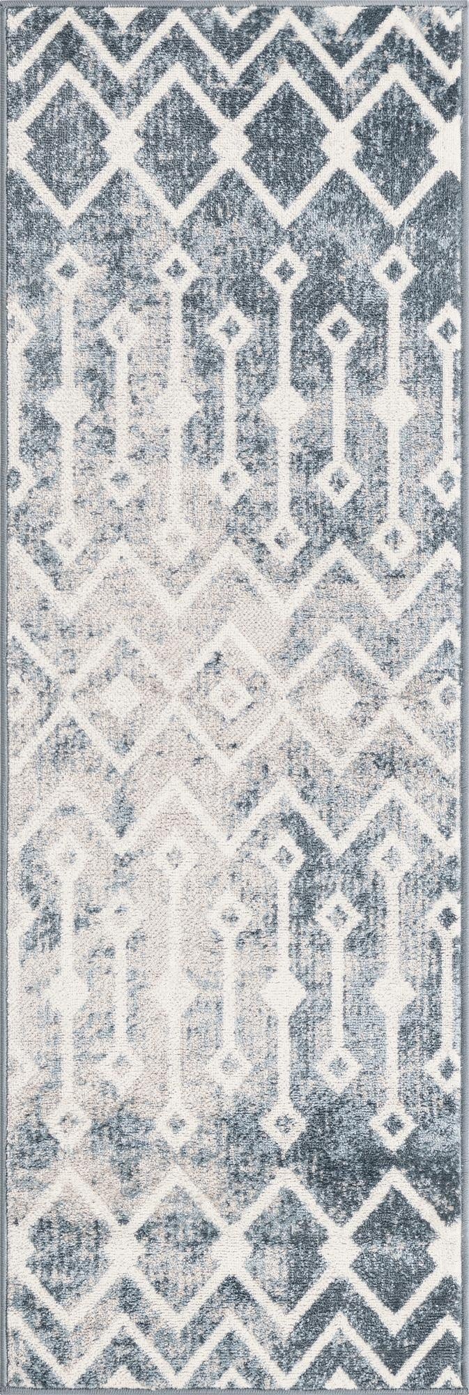  2' x 6' Bohemian Trellis Runner Rug