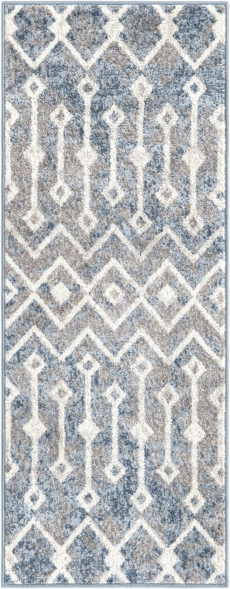  2' x 5' 3 Bohemian Trellis Runner Rug