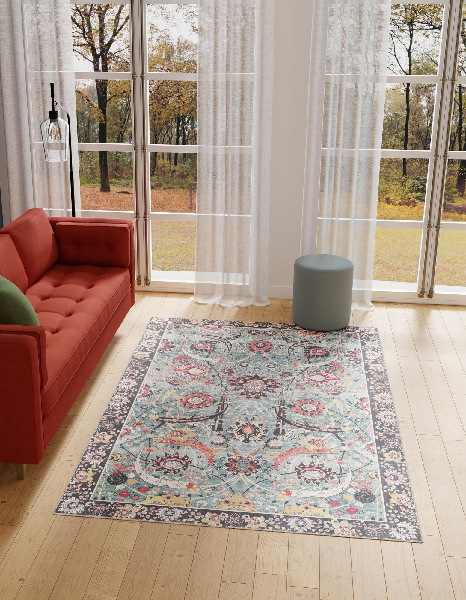 Vintage Green 8' 4 x 12' Timeless Rug | Rugs.com