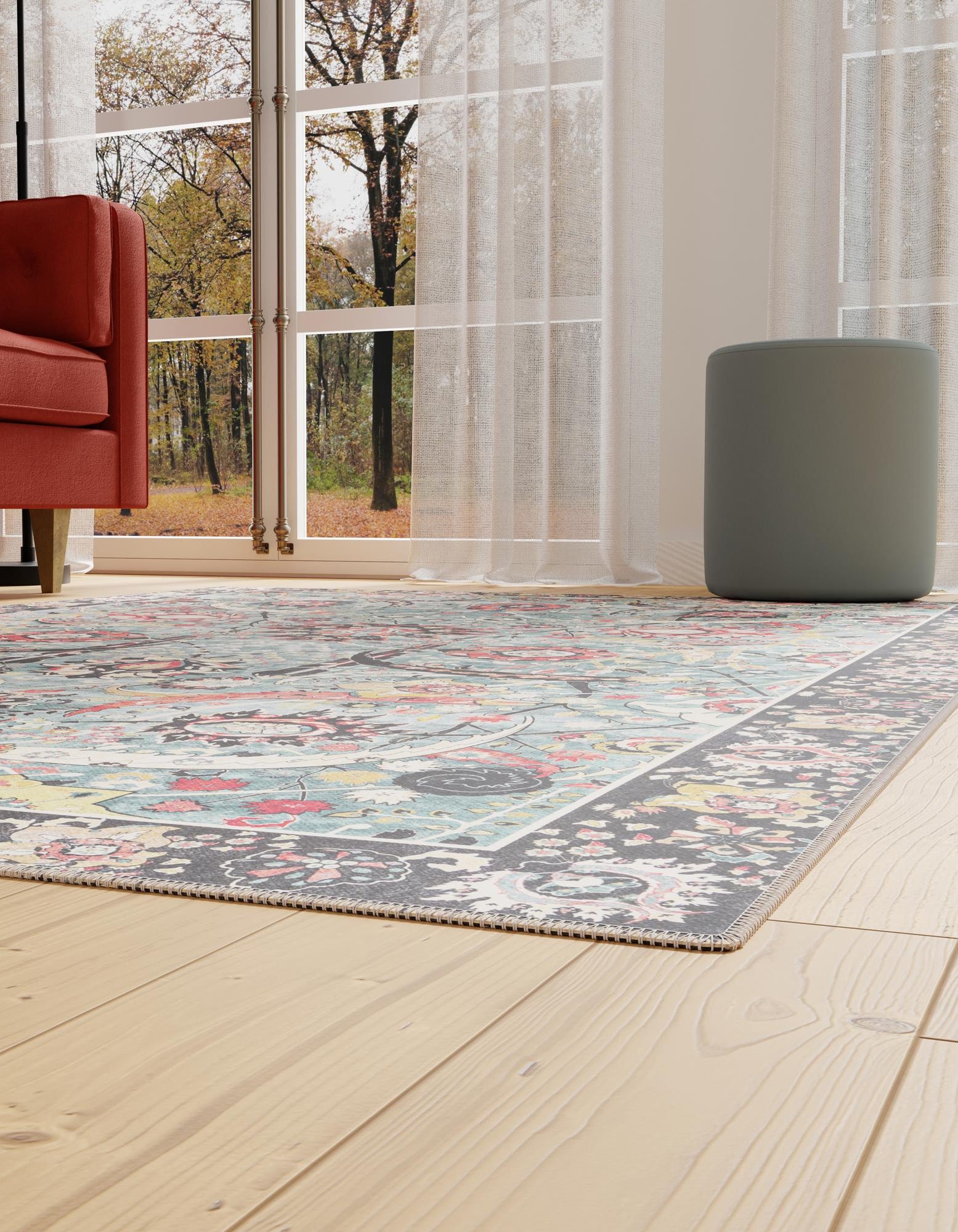 Vintage Green 7' 10 x 10' Timeless Rug | Rugs.com