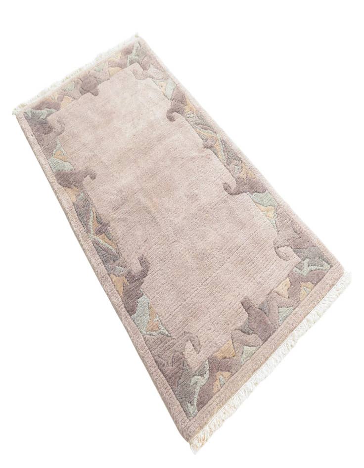 Detail image of  2' 5 x 4' 7  Hand Knotted Nepal Wool Rug