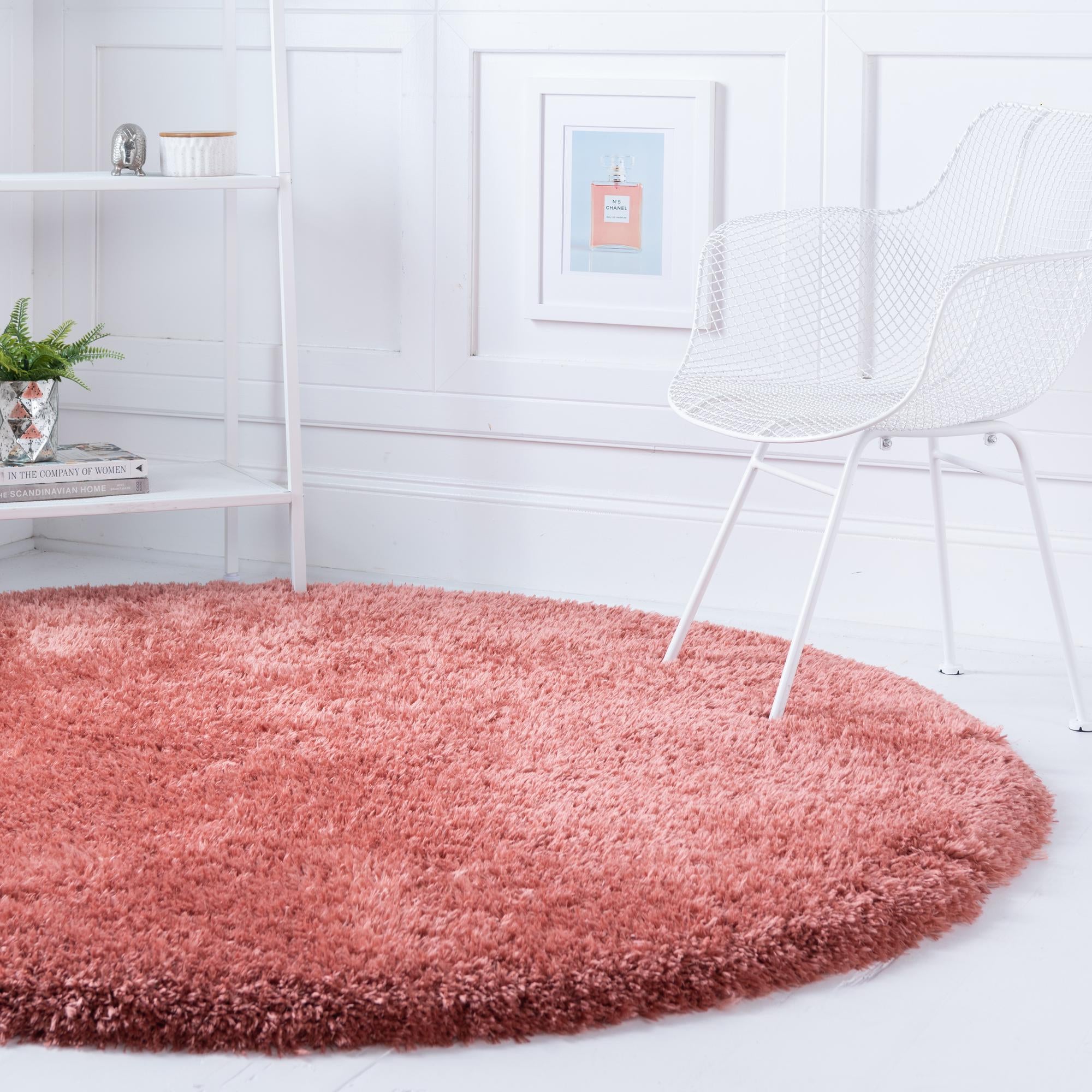  6' x 6' Infinity Shag Round Rug