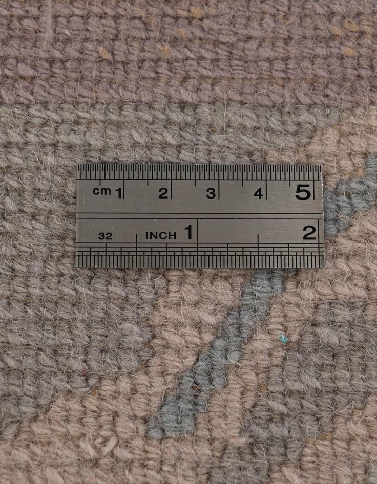 Detail image of  5' 1 x 5' 4  Hand Knotted Nepal Wool Square Rug