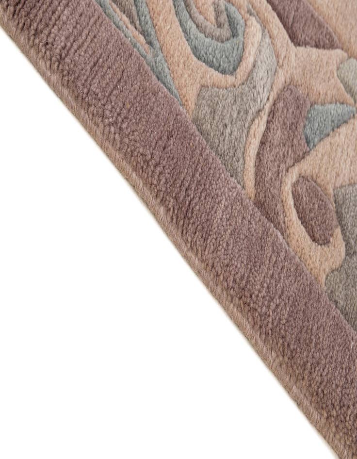 Detail image of  5' 1 x 5' 4  Hand Knotted Nepal Wool Square Rug