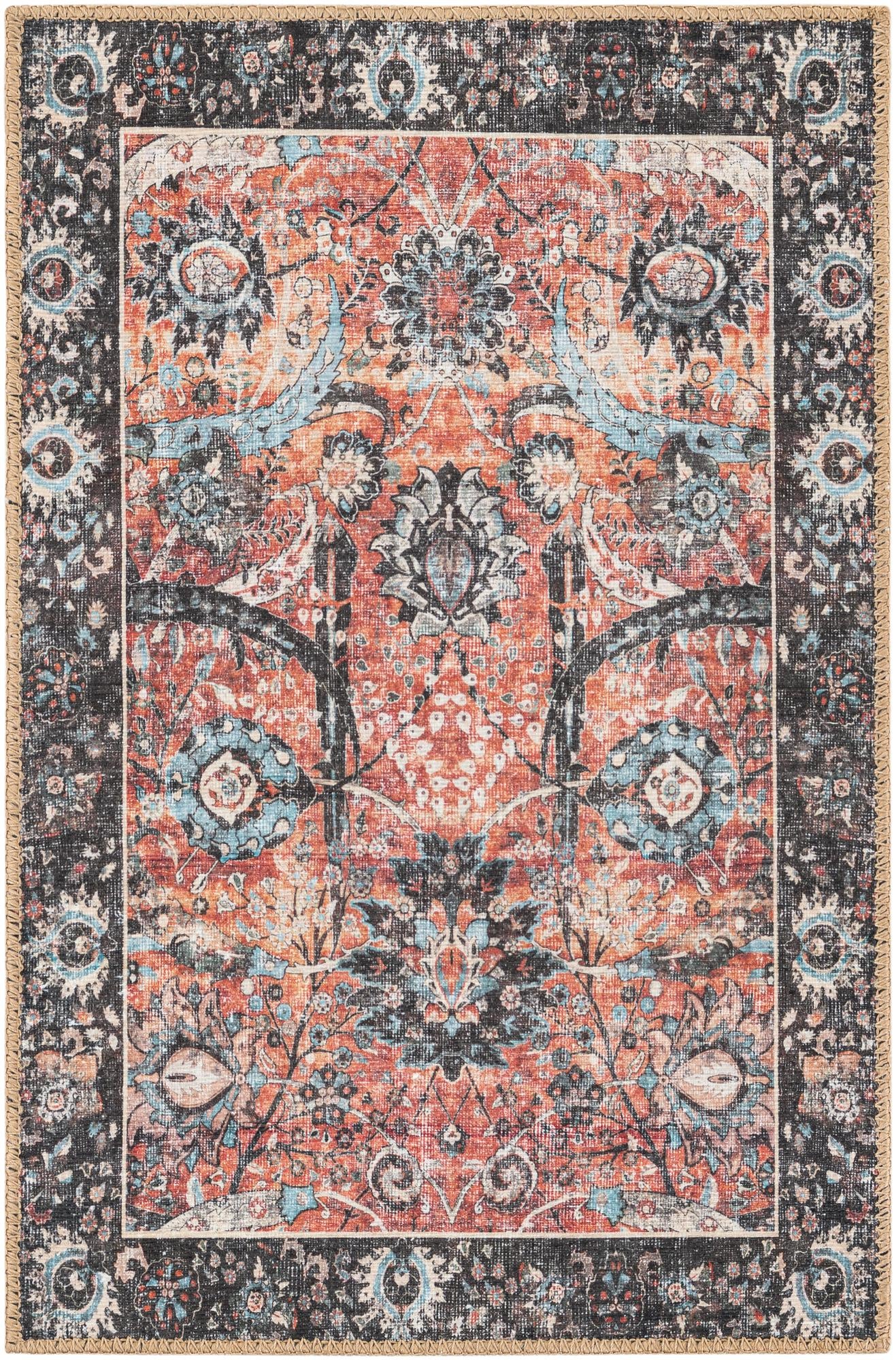 Rug Vintage Rust Red Swatch link