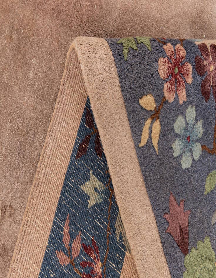 Detail image of  5' 10 x 8' 8  Hand Knotted Antique Finish Wool Rug
