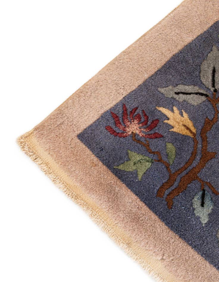 Detail image of  5' 10 x 8' 8  Hand Knotted Antique Finish Wool Rug