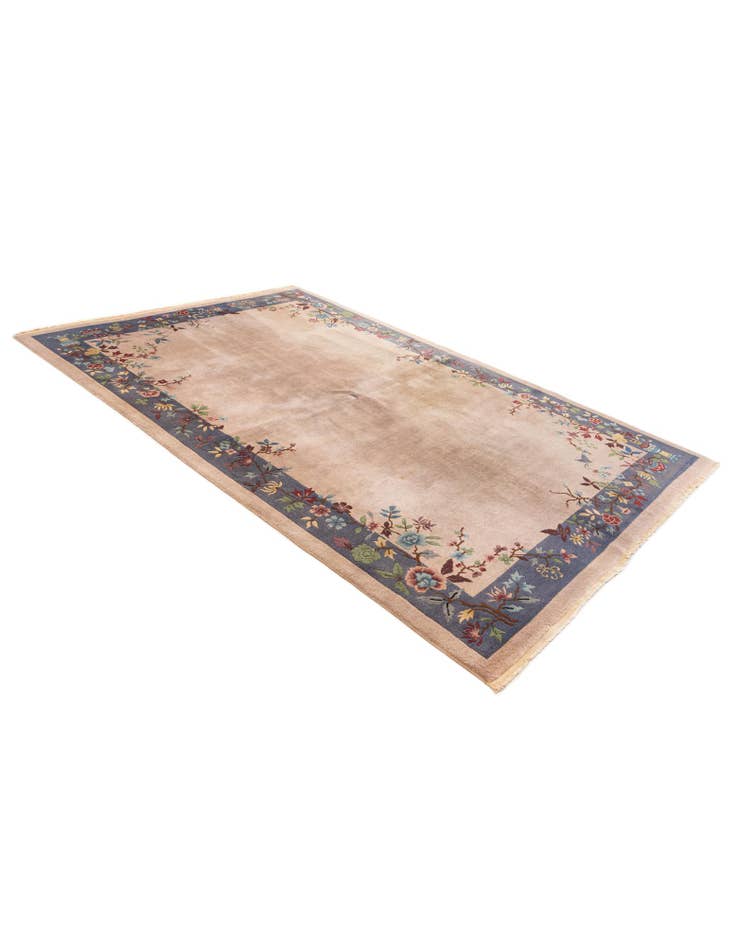 Detail image of  5' 10 x 8' 8  Hand Knotted Antique Finish Wool Rug