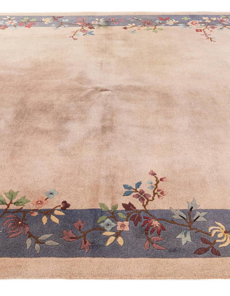 Detail image of  5' 10 x 8' 8  Hand Knotted Antique Finish Wool Rug