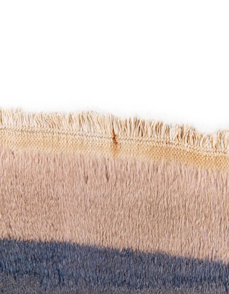 Detail image of  5' 10 x 8' 8  Hand Knotted Antique Finish Wool Rug