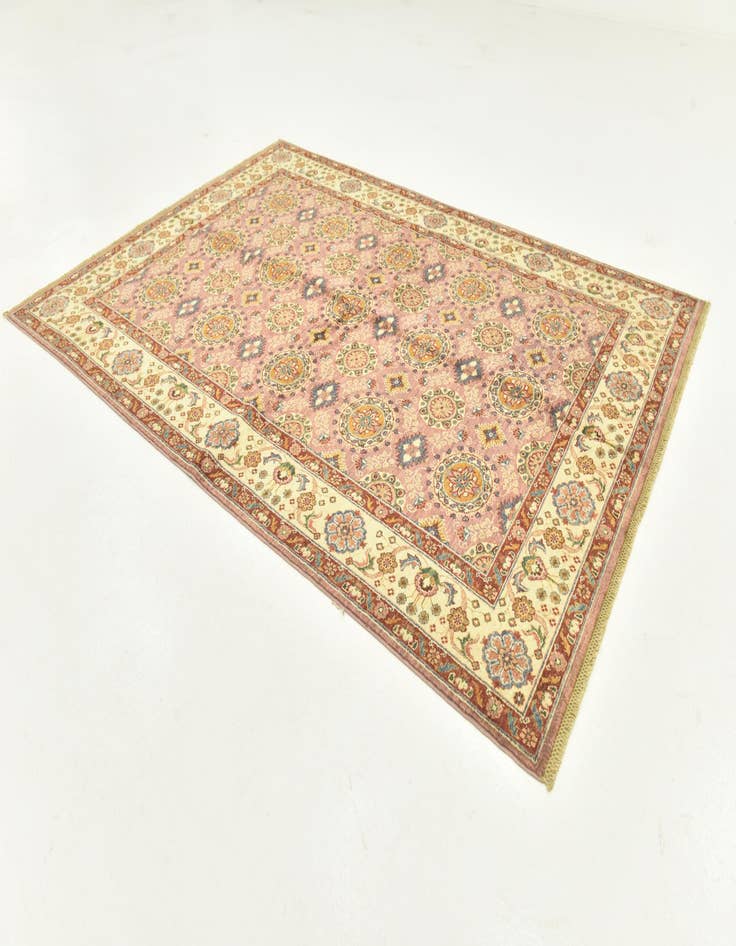 Detail image of  5' 7 x 8' 1  Hand Knotted Ariana Ziegler Rug