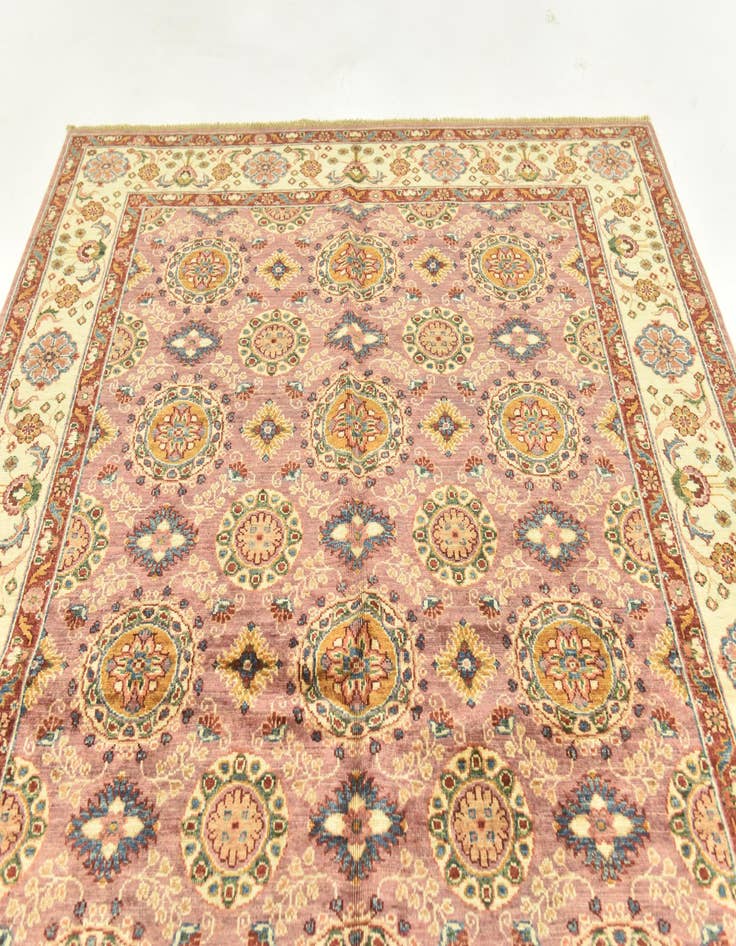 Detail image of  5' 7 x 8' 1  Hand Knotted Ariana Ziegler Rug