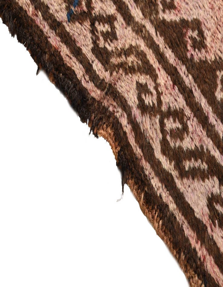 Detail image of  5' 5 x 8' 4  Hand Knotted Balouch Persian Wool Rug