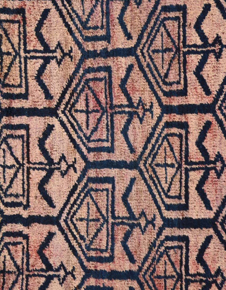 Detail image of  5' 5 x 8' 4  Hand Knotted Balouch Persian Wool Rug