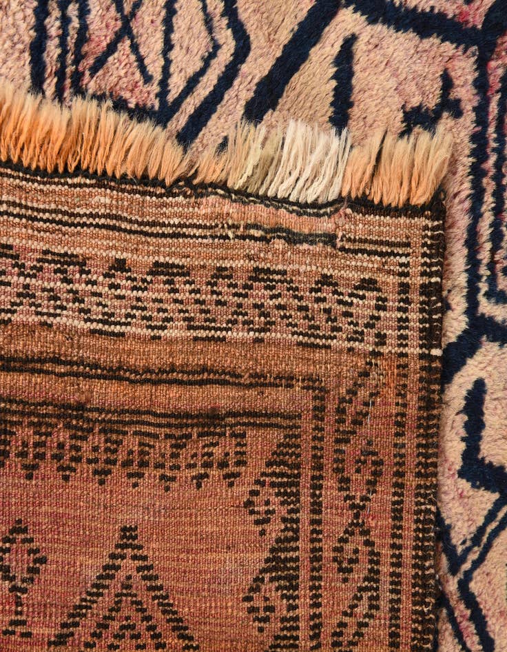 Detail image of  5' 5 x 8' 4  Hand Knotted Balouch Persian Wool Rug