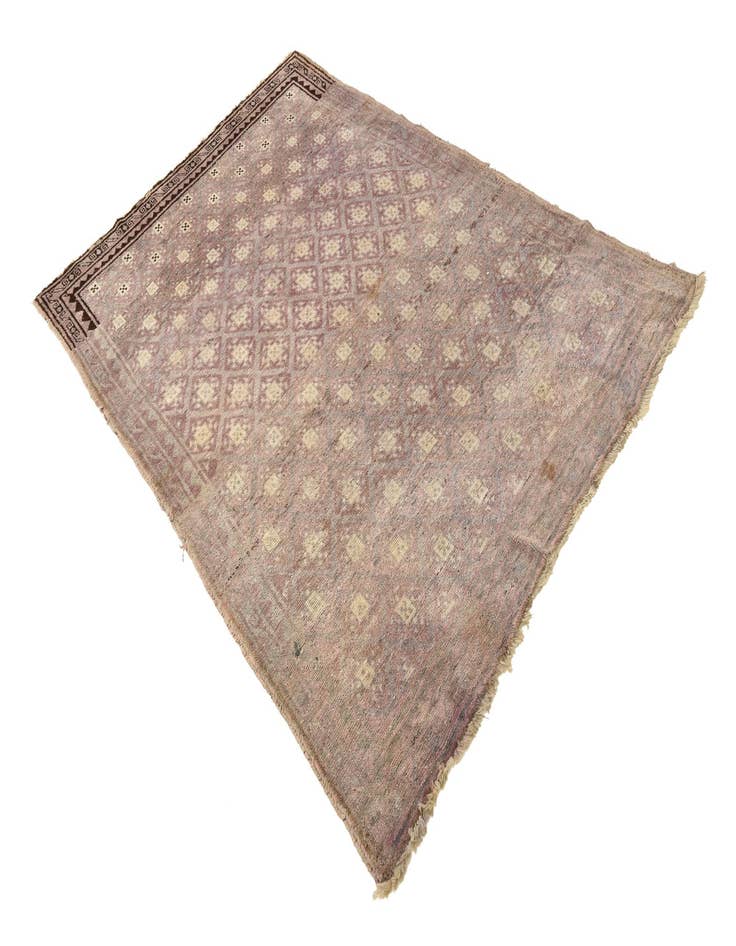 Detail image of  5' 2 x 7' 5  Hand Knotted Balouch Persian Wool Rug