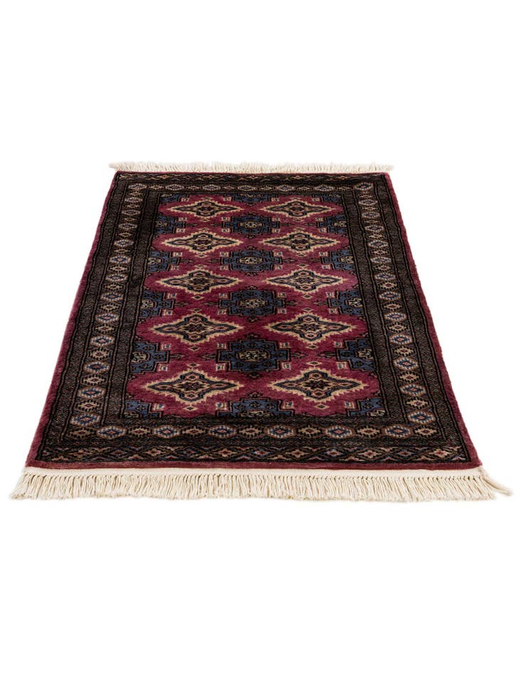 Detail image of  2' 7 x 3' 10  Hand Knotted Bokhara Rug