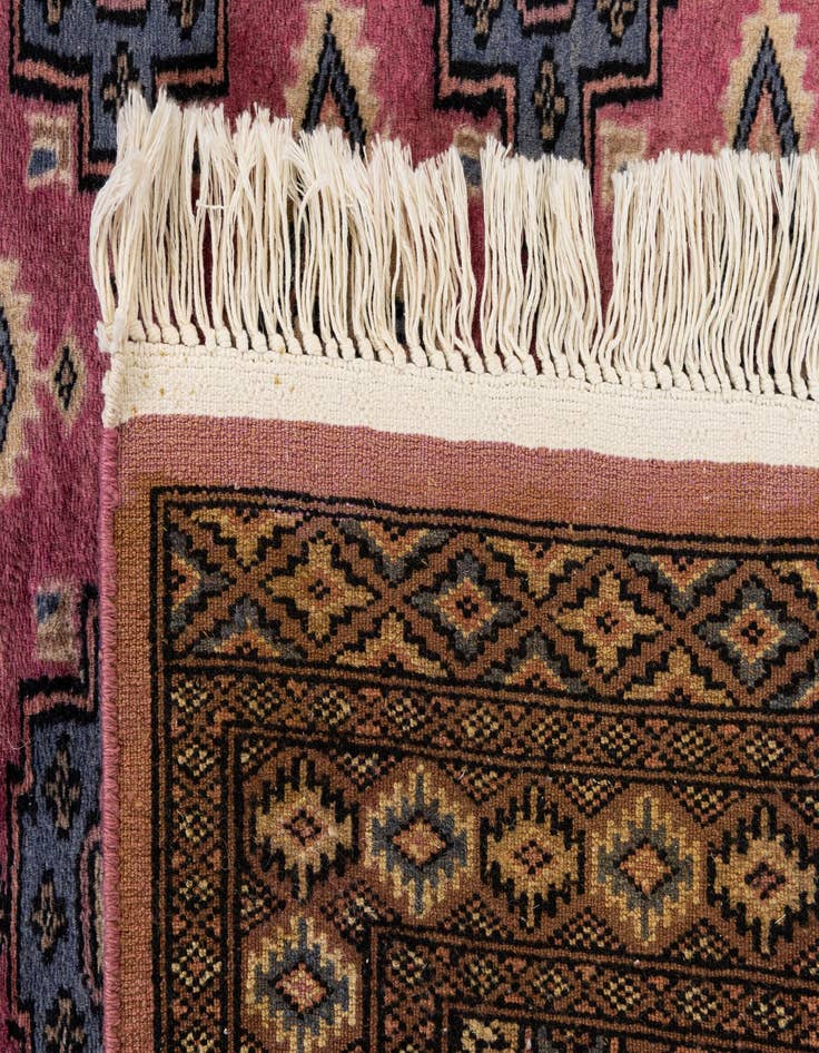 Detail image of  2' 7 x 3' 10  Hand Knotted Bokhara Rug