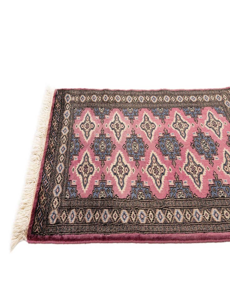 Detail image of  2' 7 x 3' 10  Hand Knotted Bokhara Rug