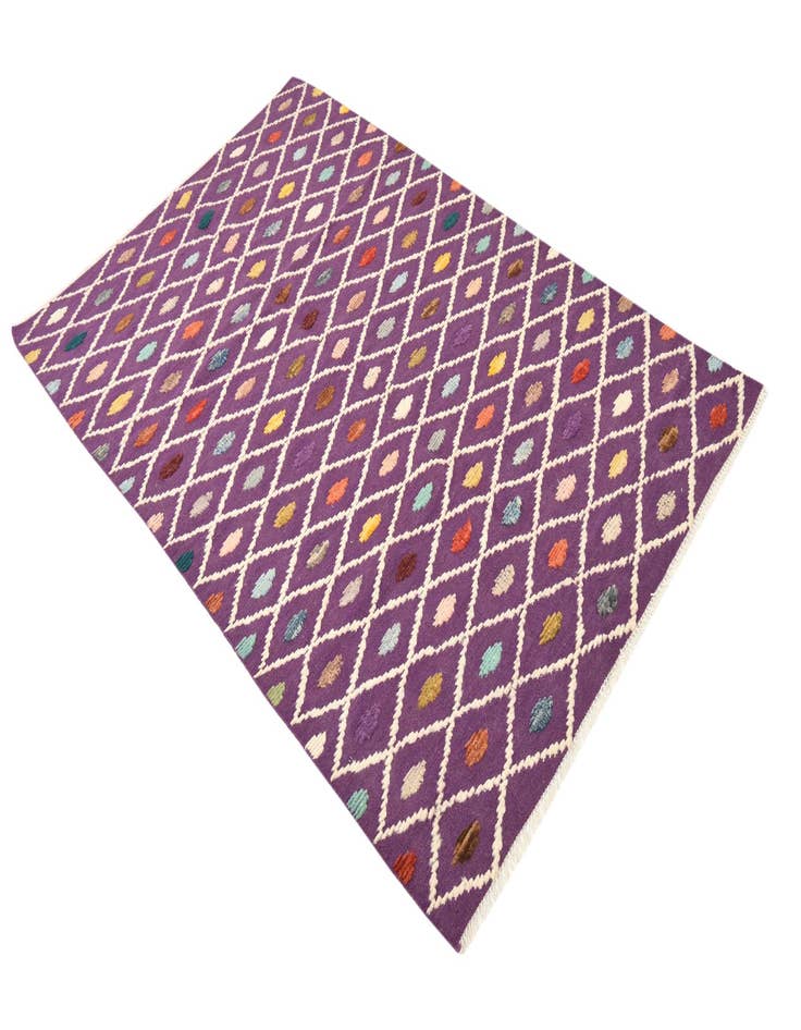 Detail image of  4' x 6' 5  Hand Knotted Darya Wool Rug