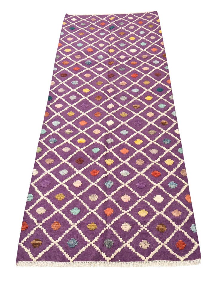 Detail image of  4' x 6' 5  Hand Knotted Darya Wool Rug