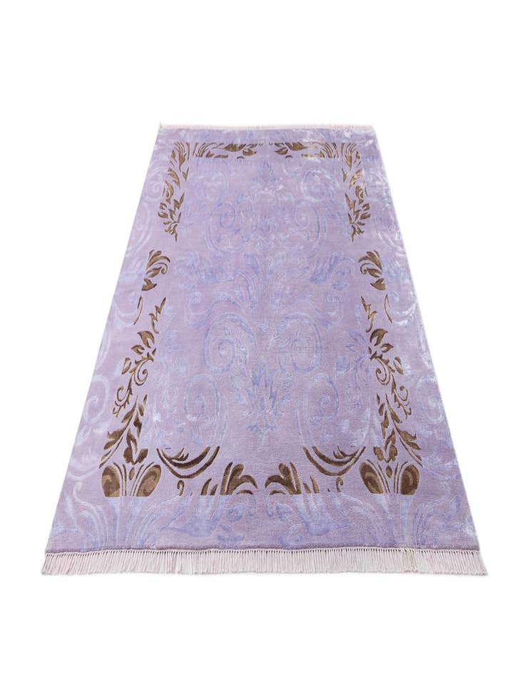 Detail image of  5' 9 x 8'  Hand Knotted Darya Wool Rug