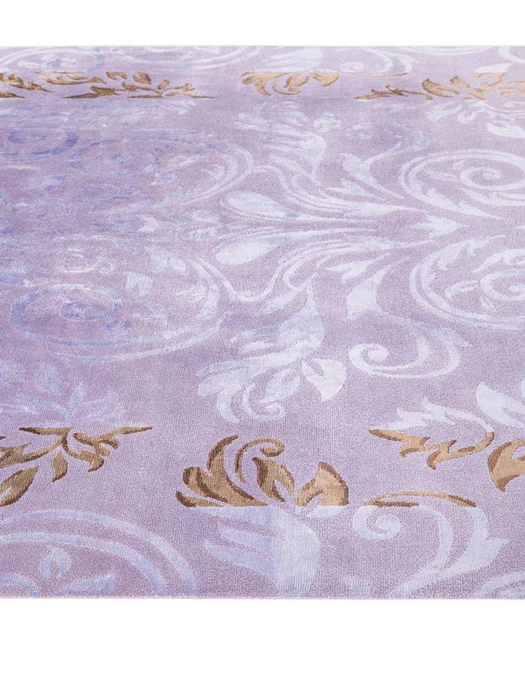 Detail image of  5' 9 x 8'  Hand Knotted Darya Wool Rug