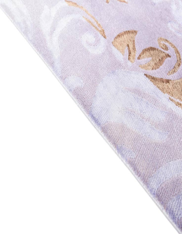 Detail image of  5' 8 x 8'  Hand Knotted Darya Wool Rug