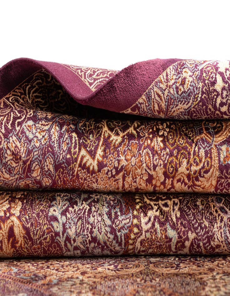 Detail image of  3' 5 x 5' 1 Ghom Silk Rug