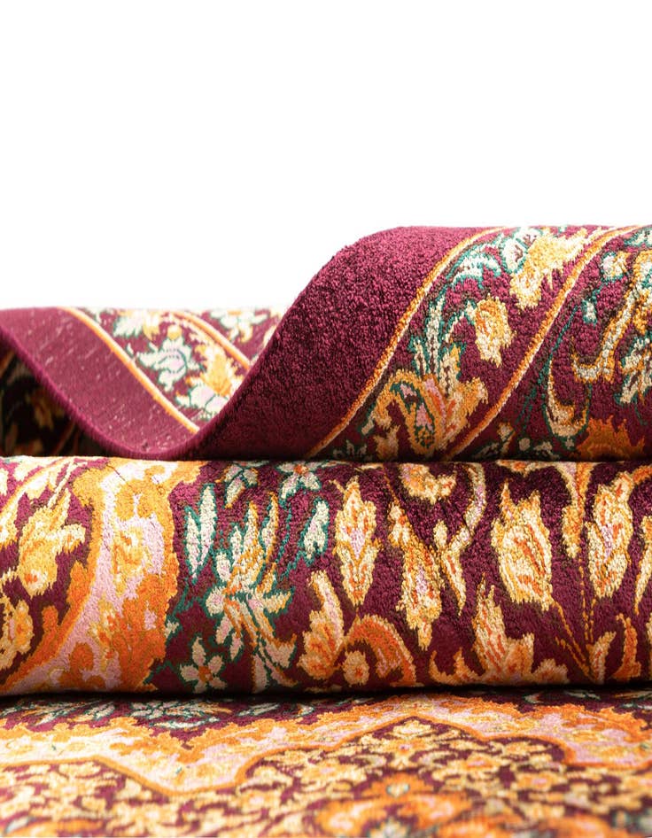 Detail image of  3' 3 x 5' 1 Ghom Silk Rug