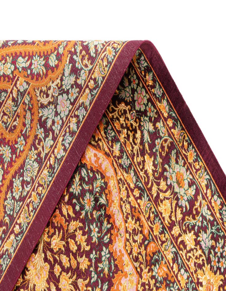 Detail image of  3' 3 x 5' 1 Ghom Silk Rug