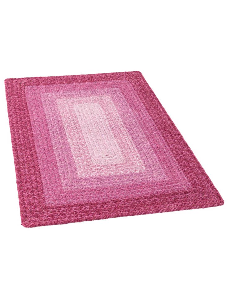 Detail image of  2' x 2' 11  Hand Hand Braided Wool Rug